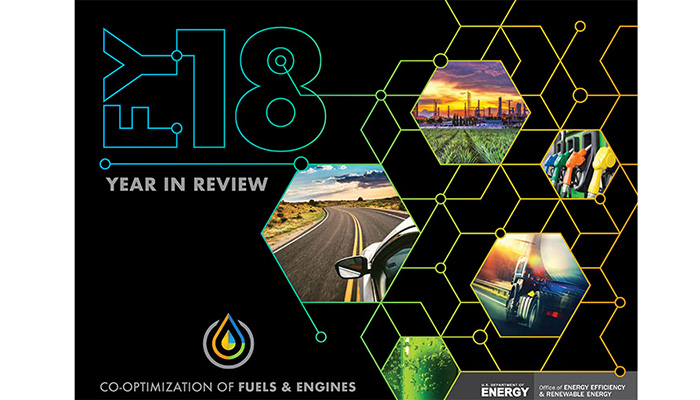 Co-Optima's FY18 Year in Review spotlights the initiative’s advances in engine and fuel innovation.